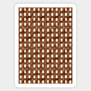 Chocolate Bar Pattern Sticker